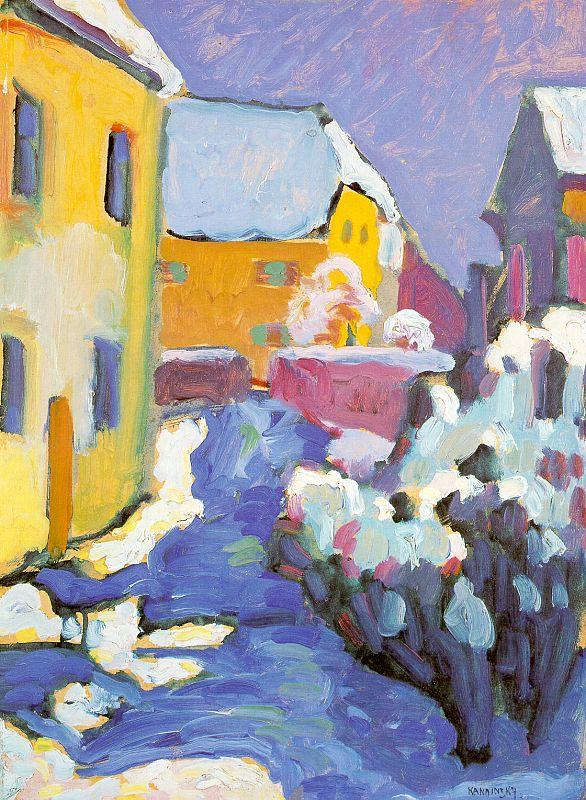 Wassily Kandinsky Cemetery and Vicarage in Kochel